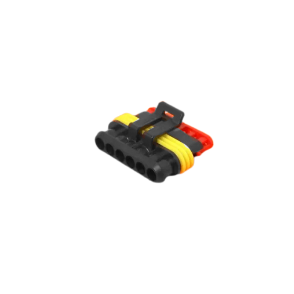 TE Connectivity 6 Way Female Superseal 1.5 Series Receptacle Housing