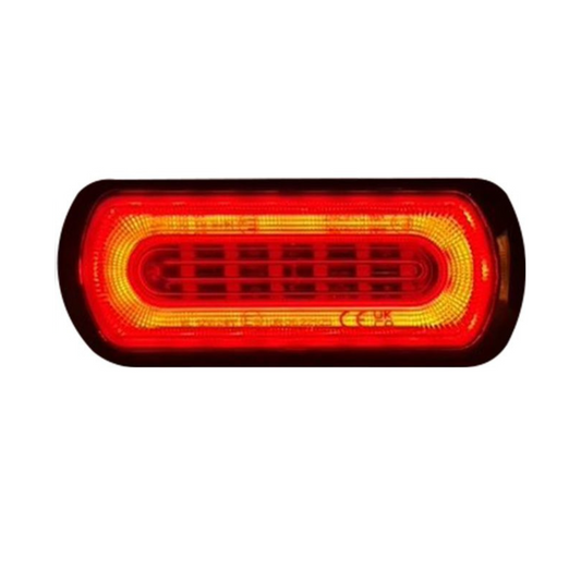 Apollo Red (132mm) - Strobe (6 LED) Bolt Mounting Tail Light