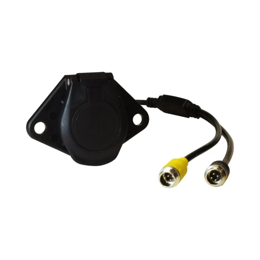 Susan (Trailer) - Socket for Two Cameras (4 Pin) (Blue Coil Compatible)