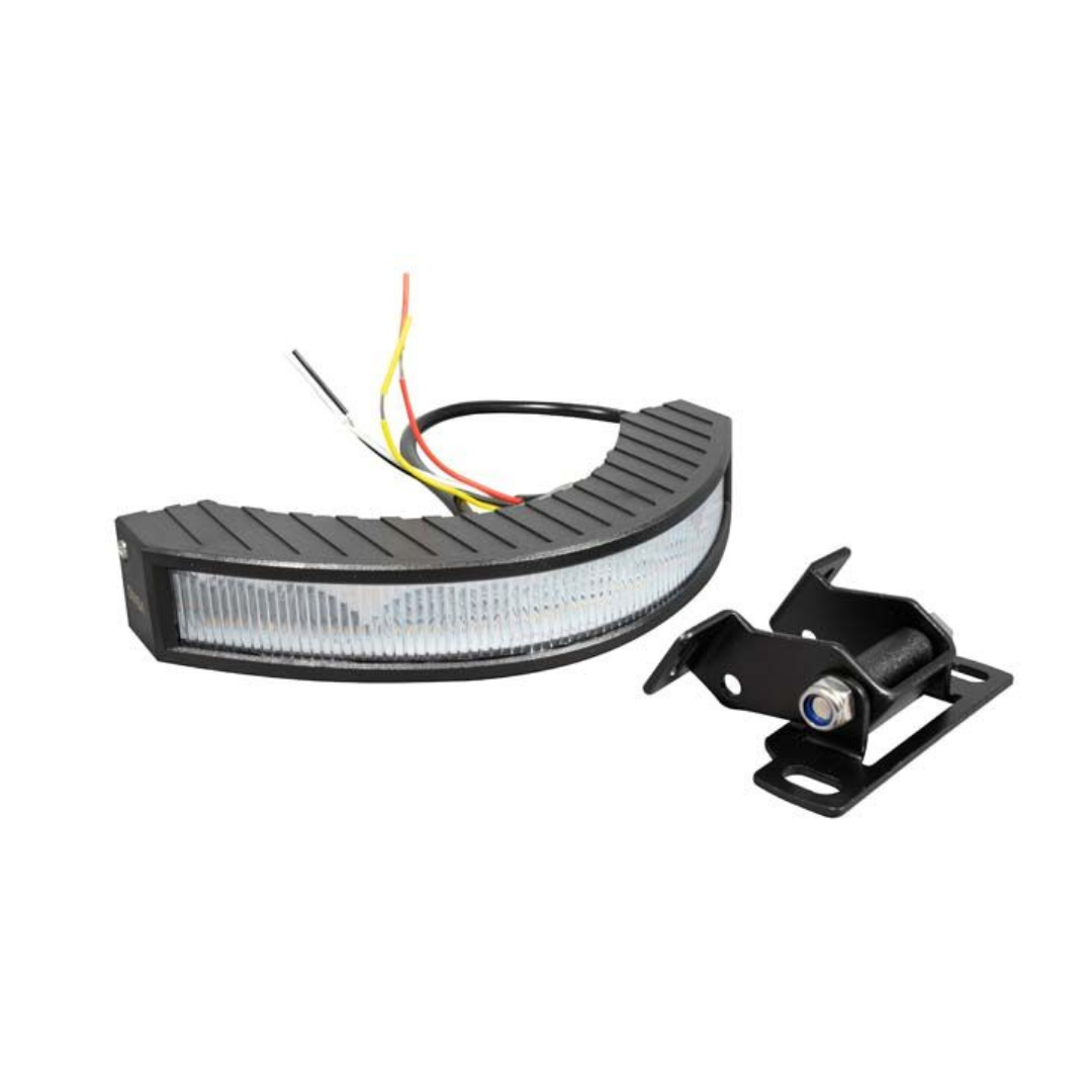 Apollo Curved (170mm) - Strobe (12 LED) Bolt Or Bracket Mounting