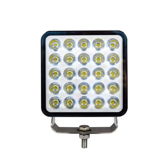 Theseus (135mm) - Square Work Lamp (25 LED) Bolt Bracket