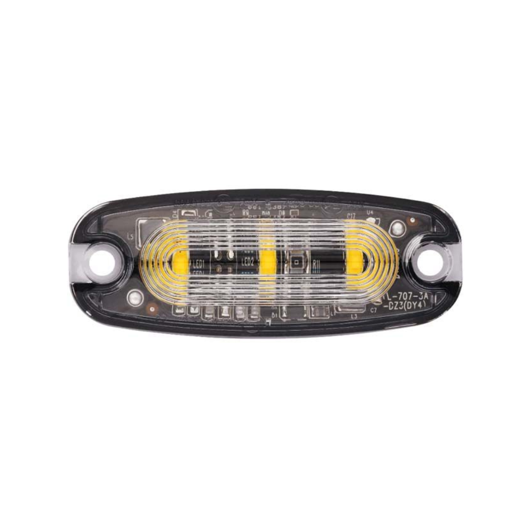 Apollo Ultra Slim (82mm) - Strobe (3 LED) Bolt/Adhesive Mounting