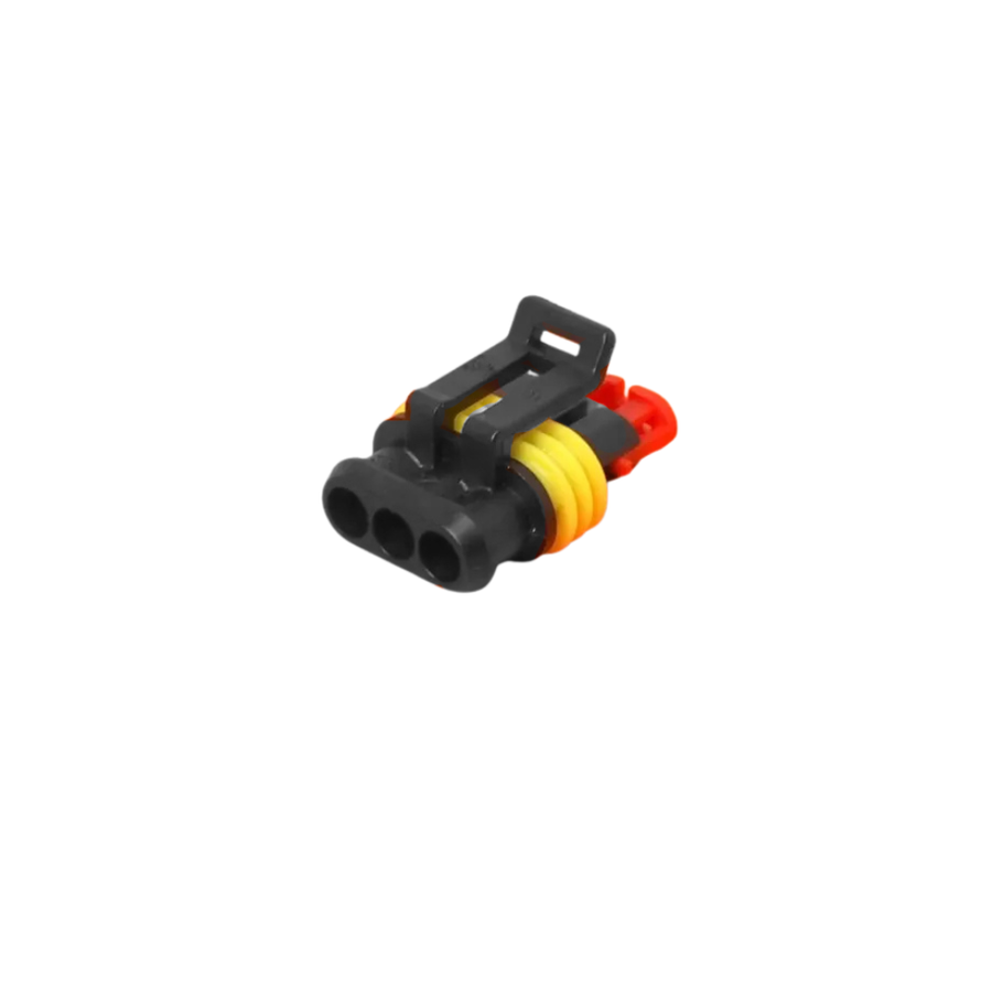 TE Connectivity 3 Way Female Superseal 1.5 Series Receptacle Housing