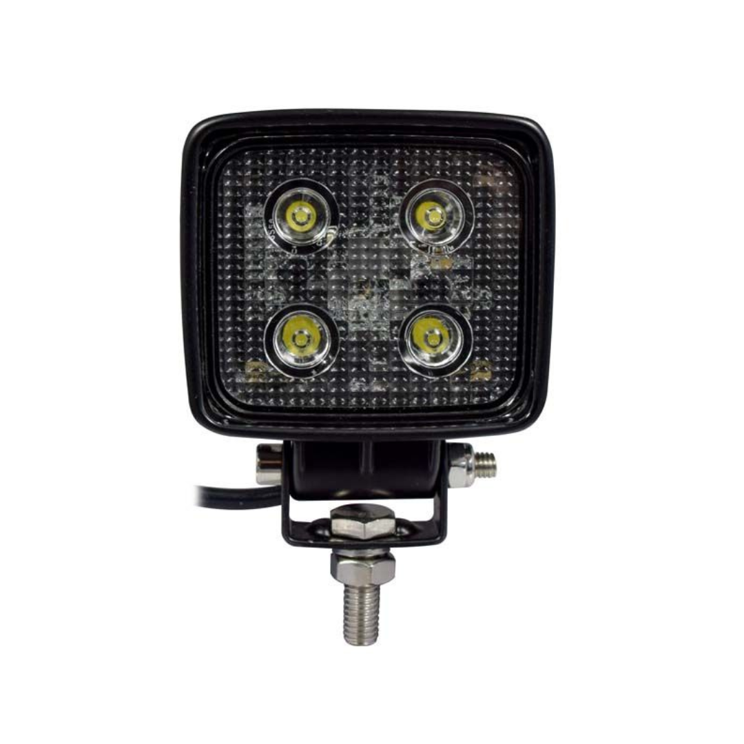 Theseus (73mm) - Square Work Lamp (4 LED) Bolt Bracket