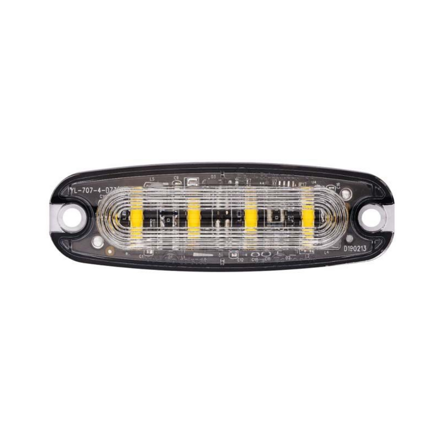 Apollo Ultra Slim (92mm) - Strobe (4 LED) Bolt/Adhesive Mounting