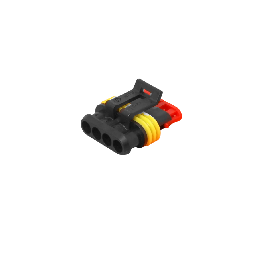 TE Connectivity 4 Way Female Superseal 1.5 Series Receptacle Housing