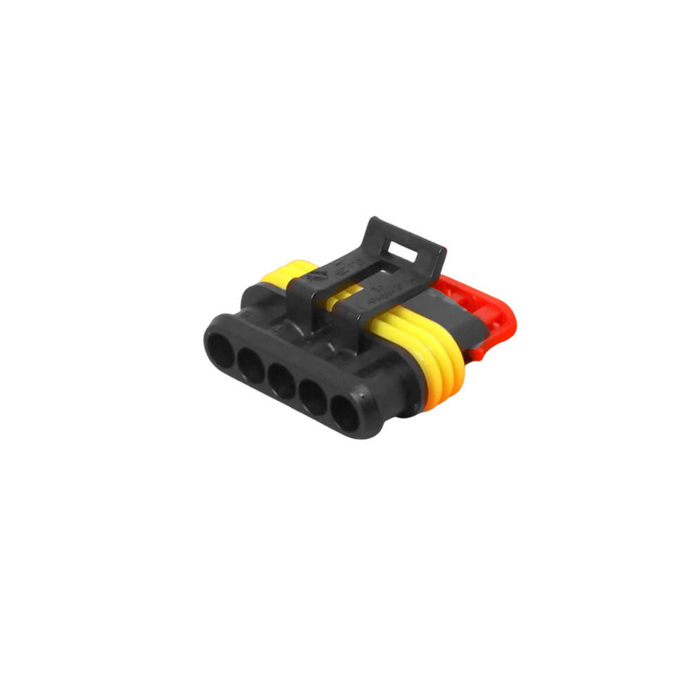 TE Connectivity 5 Way Female Superseal 1.5 Series Receptacle Housing