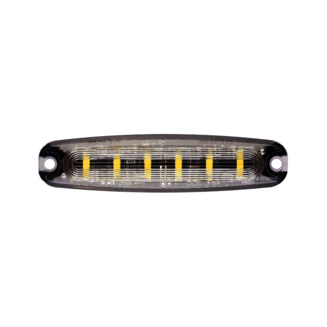 Apollo Ultra Slim (131mm) - Strobe (6 LED) Bolt/Adhesive Mounting