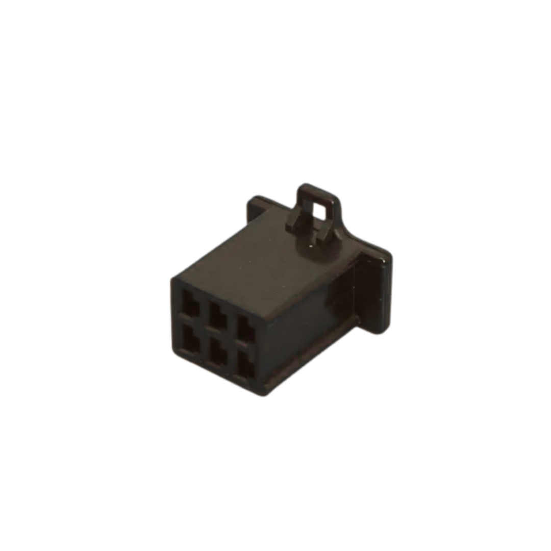 6 Way Male 2.8mm Mini Latch Housing - Multiple Colours