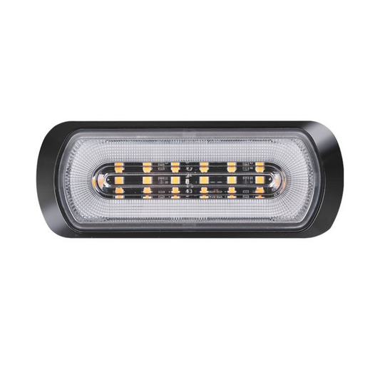 Apollo White (132mm) - Strobe (6 LED) Bolt Mounting With White For Reverse