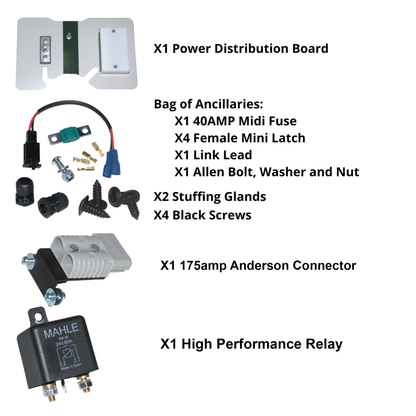 MAN TG3 - Microwave Harness & Anderson Lead Combi - Battery Side Kit
