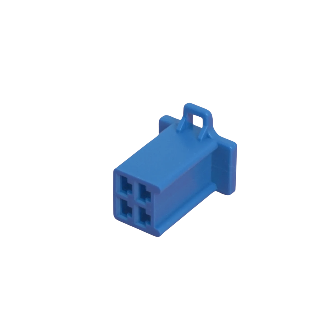 4 Way Male 2.8mm Mini Latch Housing - Multiple Colours