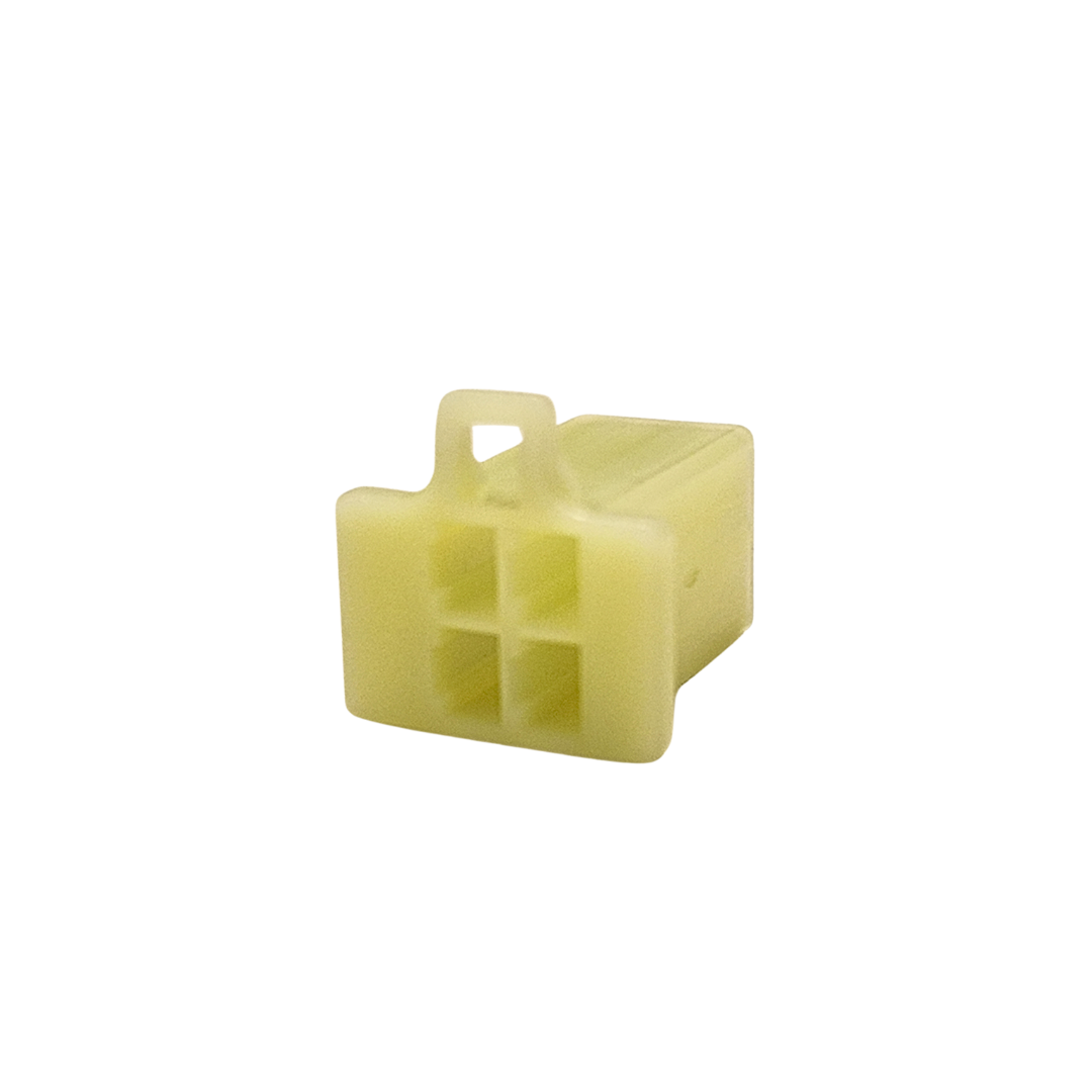 4 Way Male 2.8mm Mini Latch Housing - Multiple Colours