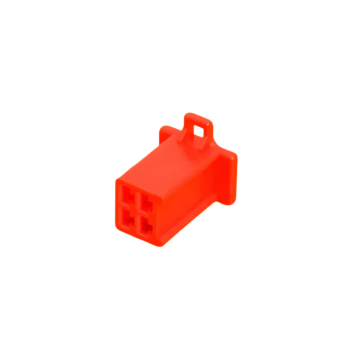 4 Way Male 2.8mm Mini Latch Housing - Multiple Colours