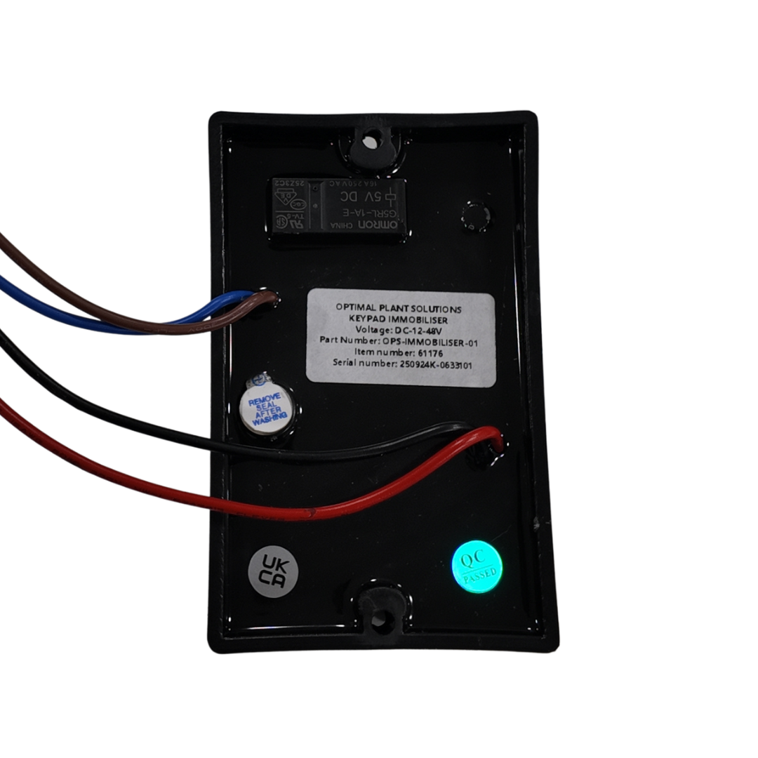 Waterproof Keypad Immobiliser